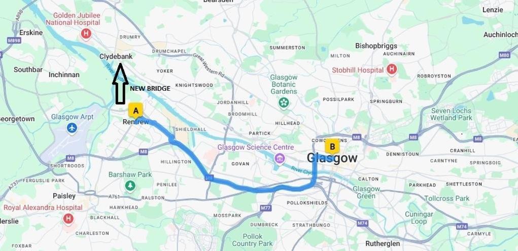 Glasgow Apartment Close To The Airport Renfrew Ngoại thất bức ảnh